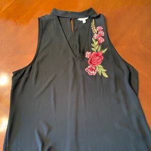 Candie’s Choker Collar Blouse